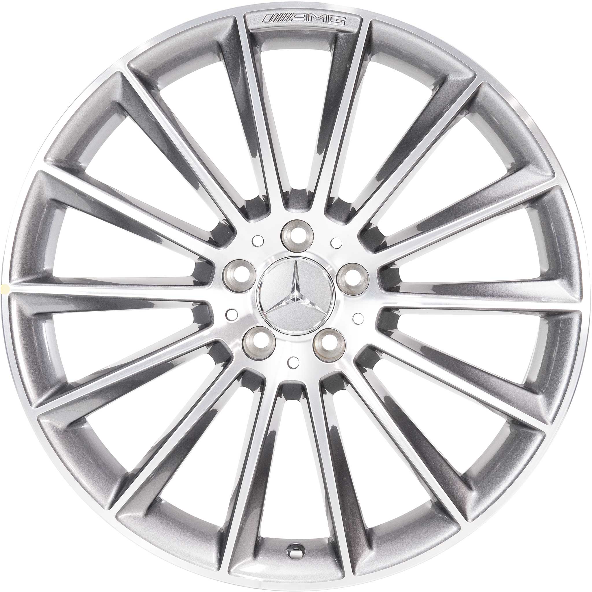 AMG Multispoke [213-20] Himalaya Grey with High Sheen Alloy Wheel Product Image #1