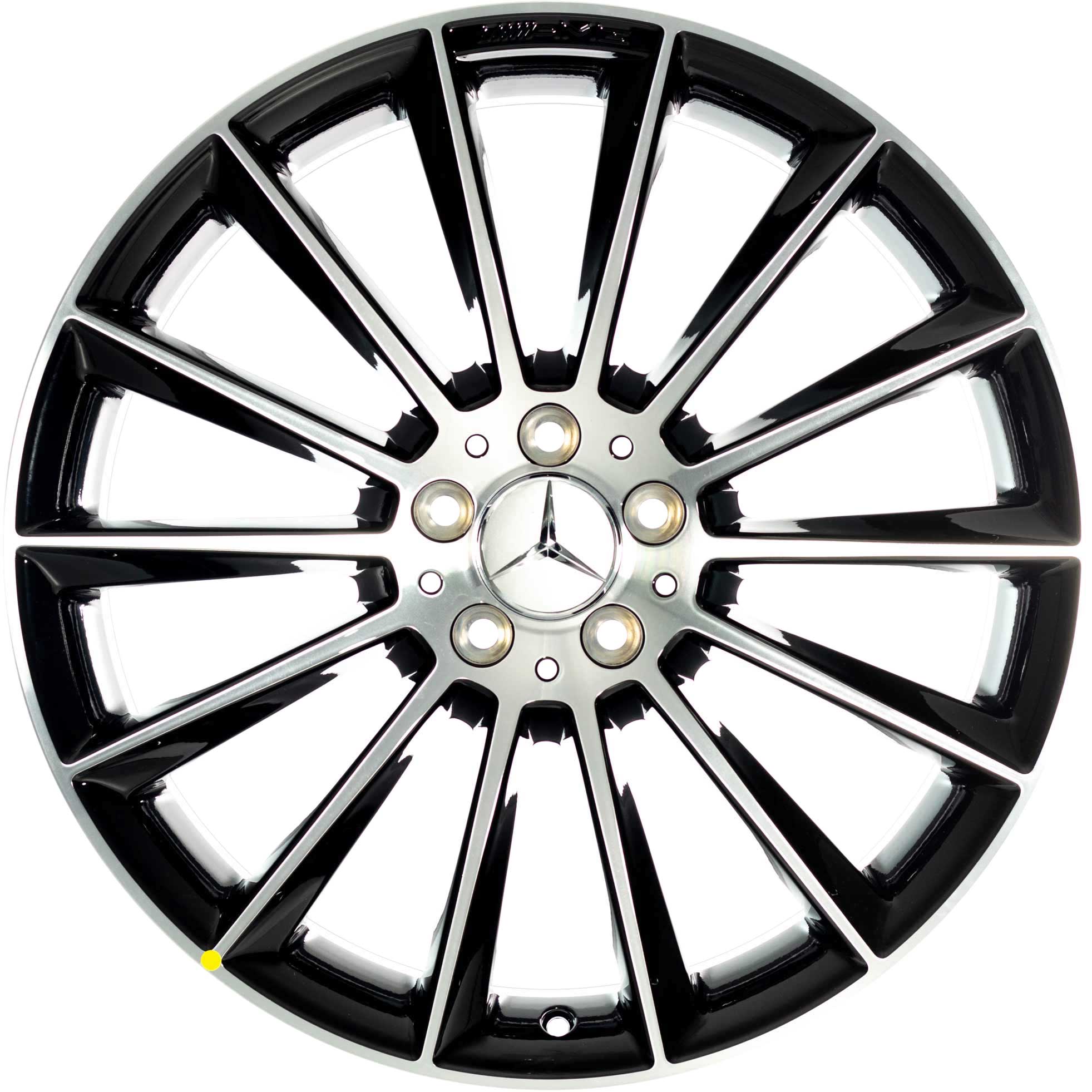 Mercedes Multispoke [213-20] Gloss Back with High Sheen Alloy Wheel Product Image #1