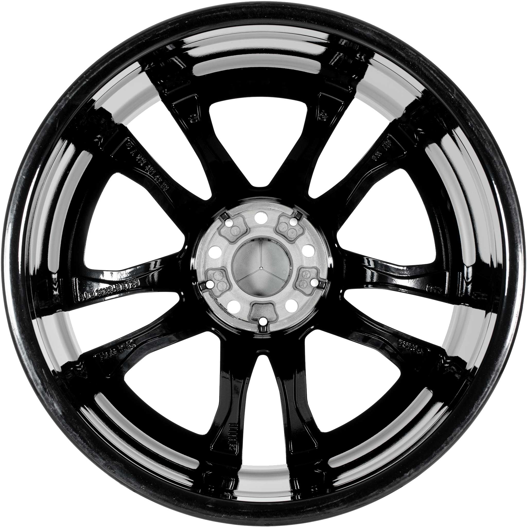 AMG 5 Double Spoke [213-20] Gloss Back with High Sheen Alloy Wheel Product Image #3