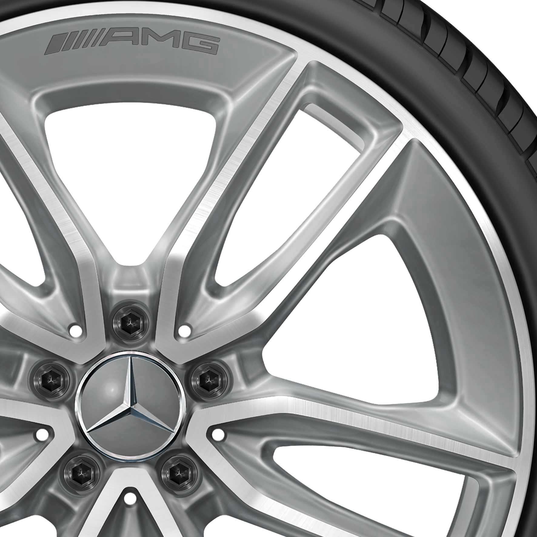 AMG 5 Double Spoke [213-20] Tremolite Metallic with High Sheen Alloy Wheel Product Image #2