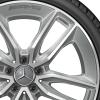 Mercedes 5 Double Spoke [213-20] Tremolite Metallic with High Sheen Wheel Img 2