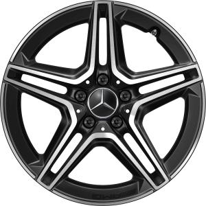 AMG 5 Double Spoke [213-18] Gloss Back with High Sheen Alloy Wheel - Sizes 18in