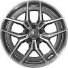 AMG 5 Double Spoke [213-19] Tantalite Grey with High Sheen Wheel Img 1