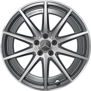 19" AMG 10 Spoke [213-19] Tantalite Grey with High Sheen alloy wheel