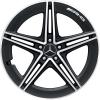 AMG 5 Double Spoke [213-20] Matt Black with High Sheen Wheel Img 1