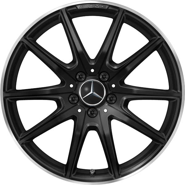 AMG 10 Spoke [213-19] Gloss Black with High Sheen Rim Edge Alloy Wheel Product Image #1