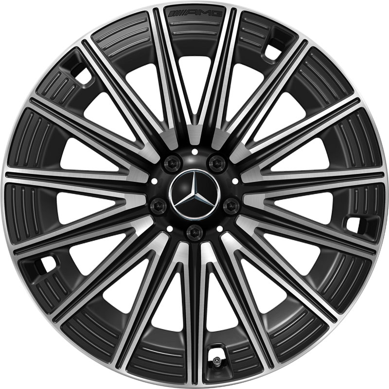 AMG Multispoke [214-21] Gloss Back with High Sheen Alloy Wheel Product Image #1