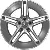AMG 5 Twin Spoke [214-18] Tantalite Grey with High Sheen Wheel Img 1