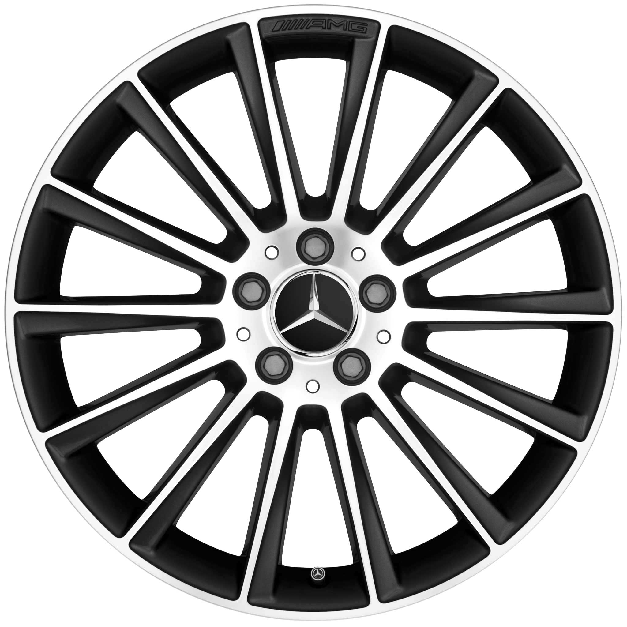 AMG Multispoke [218-19] Gloss Black with High Sheen Alloy Wheel Product Image #1