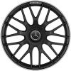 AMG Cross Spoke [218-19] Matt Black with High Sheen Rim Edge (Forged) Wheel Img 1