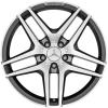 AMG 5 Twin Spoke [222-19] Himalaya Grey with High Sheen Wheel Img 1