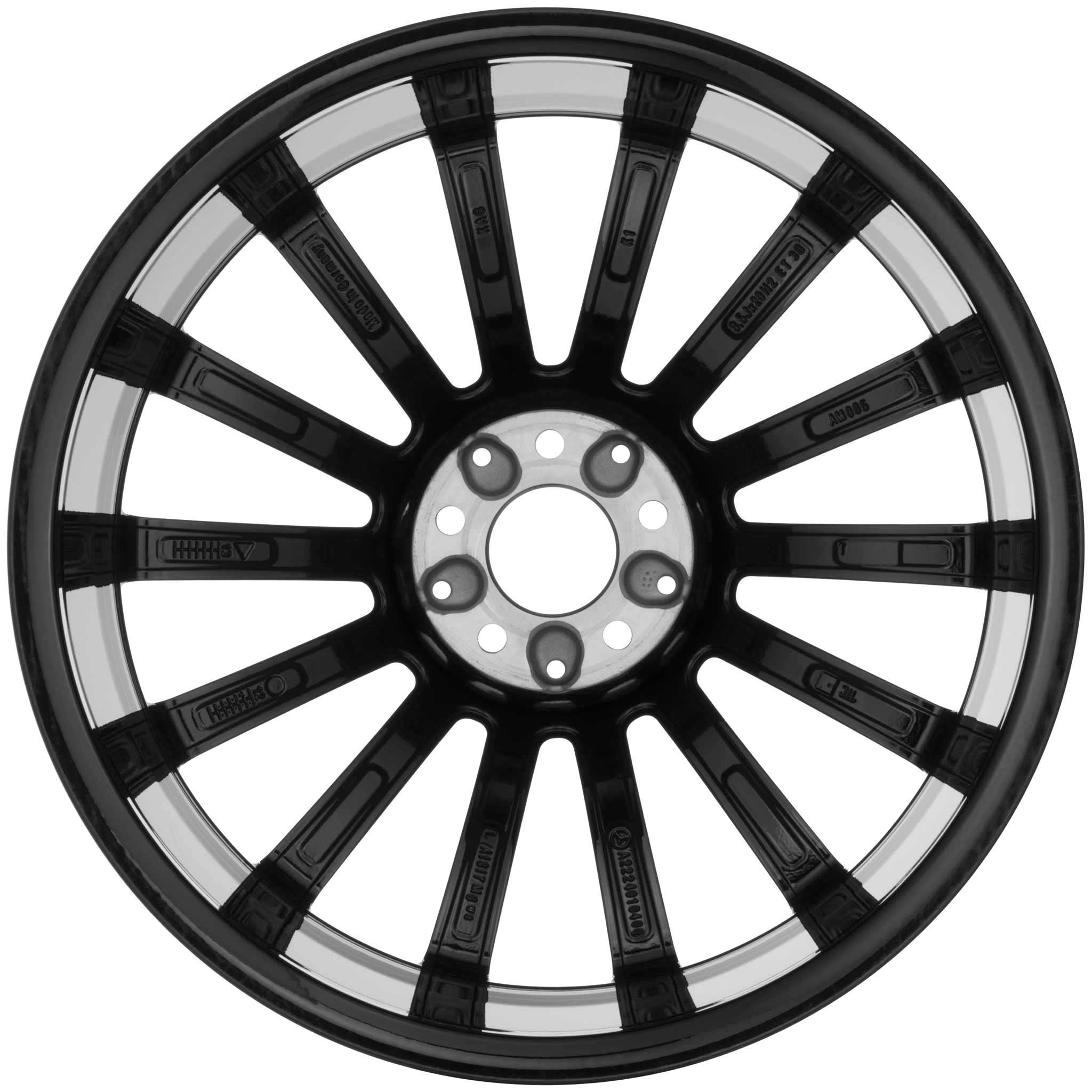AMG Multispoke [222-20] Gloss Black with High Sheen Alloy Wheel Product Image #3