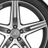 AMG 5 Spoke [222-20] Himalaya Grey with High Sheen Wheel Img 2