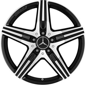AMG 5 Spoke [222-20] Gloss Black with High Sheen Alloy Wheel - Sizes 20in