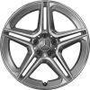 AMG 5 Double Spoke [223-19] Tantalite Grey with High Sheen Wheel Img 1