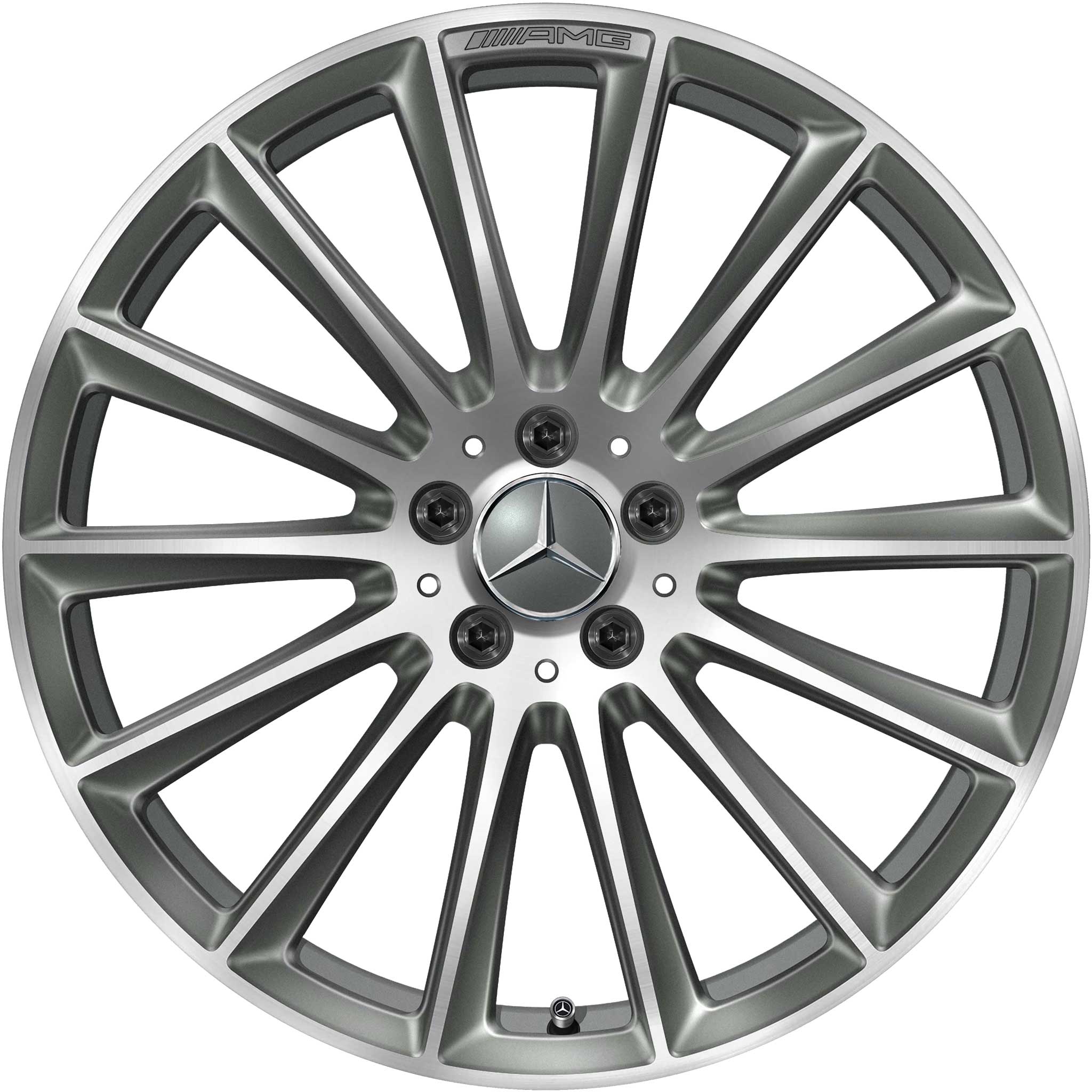 AMG Multispoke [223-20] Himalaya Grey with High Sheen Alloy Wheel Product Image #1