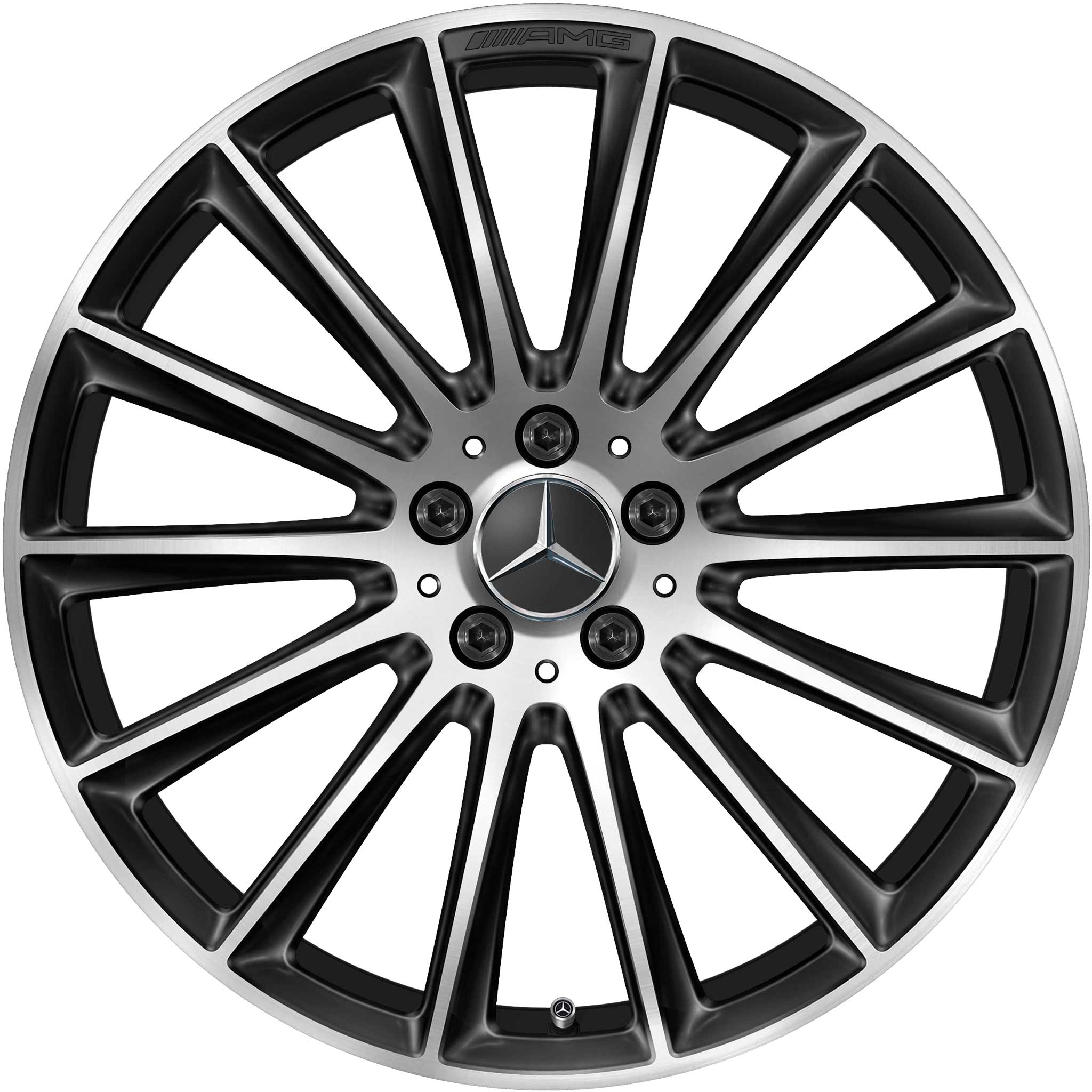 AMG Multispoke [223-20] Gloss Back with High Sheen Alloy Wheel Product Image #1