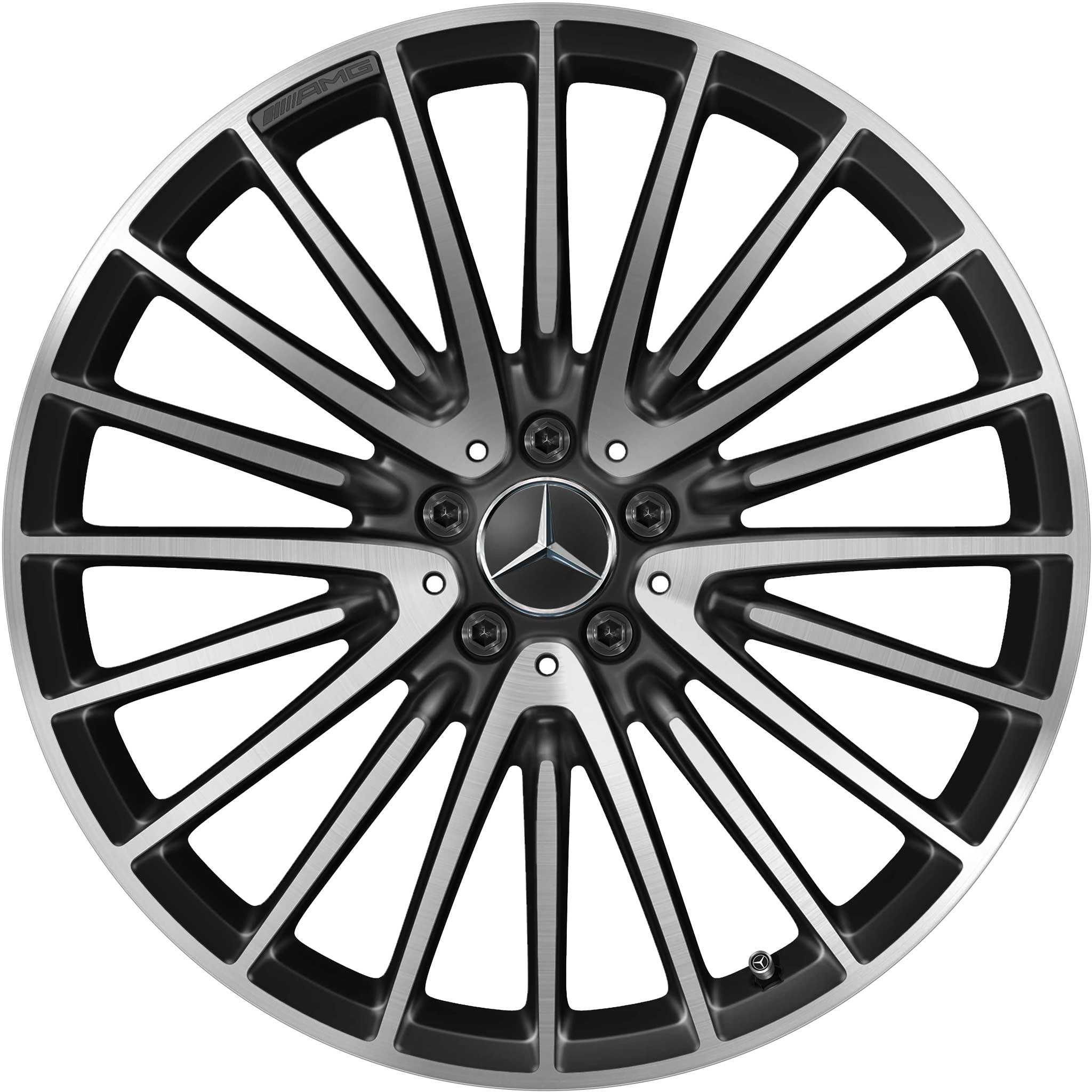 AMG Multispoke [223-21] Gloss Back with High Sheen Alloy Wheel Product Image #1