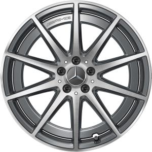 AMG 10 Spoke [223-20] Tantalite Grey with High Sheen Alloy Wheel - Sizes 20in