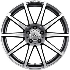 19" AMG 10 Spoke [231-19] Himalaya Grey with High Sheen (Forged) alloy wheel