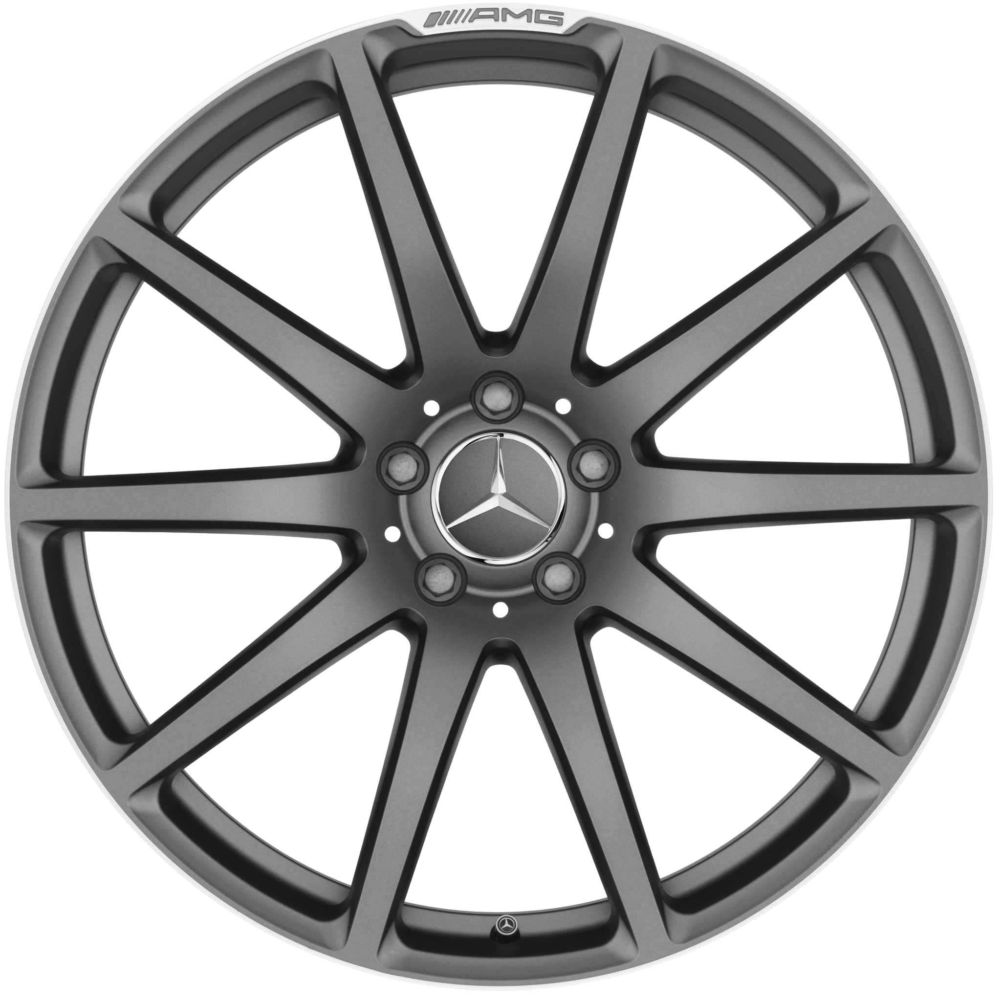 AMG Multispoke [231-19] Himalaya Grey with High Sheen Alloy Wheel Product Image #1