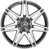 AMG 7 Twin Spoke [231-19] Himalaya Grey with High Sheen Wheel Img 1