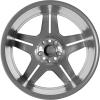 AMG 5 Twin Spoke [231-19] Himalaya Grey with High Sheen Wheel Img 3