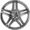 AMG 5 Twin Spoke [231-19] Himalaya Grey with High Sheen Wheel Img 1