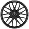 AMG Cross Spoke [231-19] Matt Black with High Sheen Rim Edge (Forged) Wheel Img 1