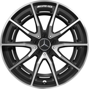 AMG Multispoke [232-20] Matt Black with High Sheen Alloy Wheel - Sizes 20in