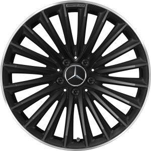 19" AMG Multispoke [232-19] Matt Black with High Sheen Rim Edge alloy wheel