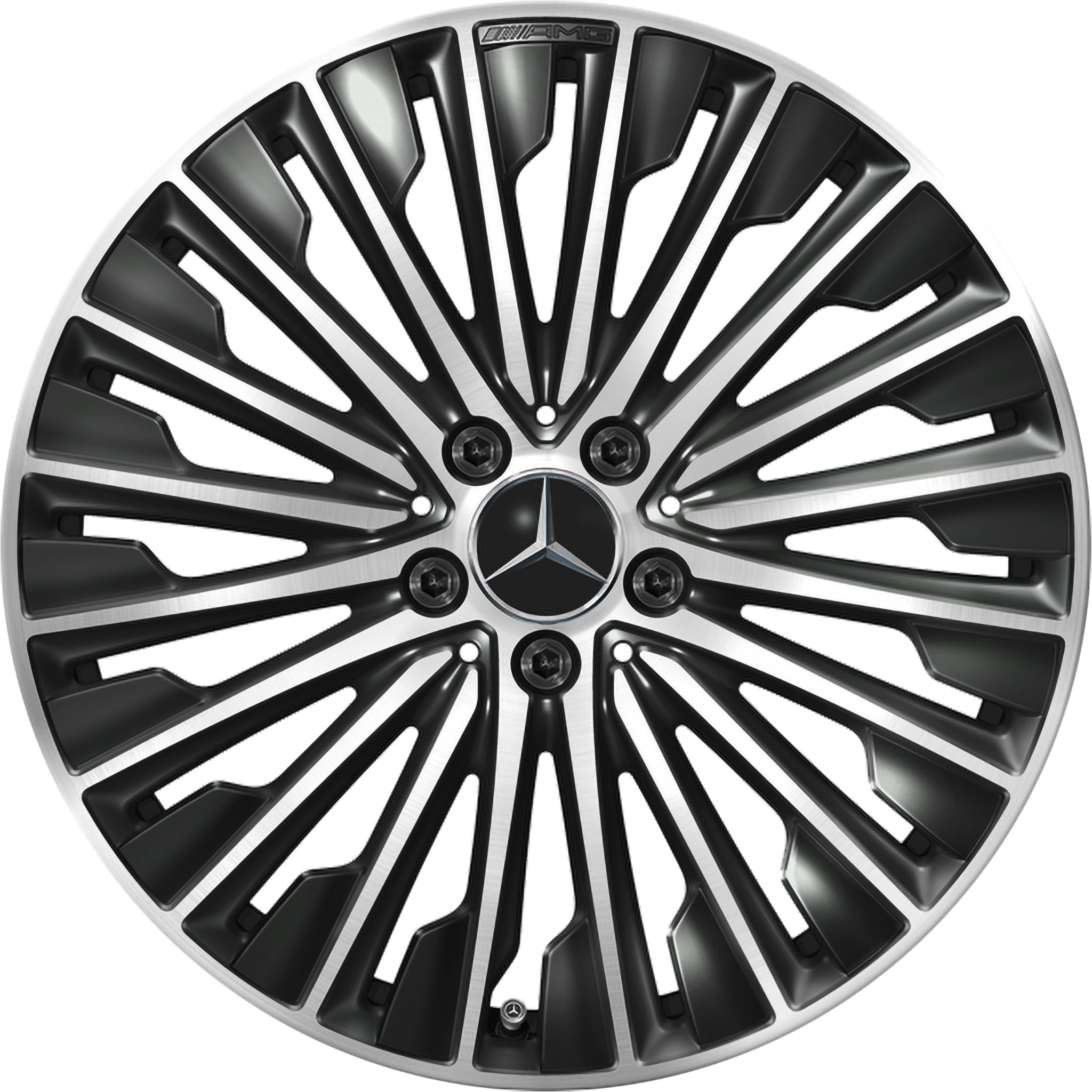 AMG Multispoke [236-19] Gloss Back with High Sheen Alloy Wheel Product Image #1