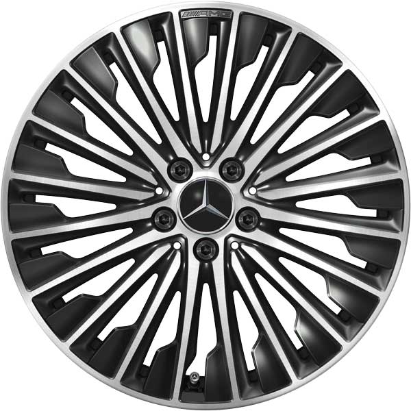 AMG Multispoke [236-19] Gloss Back with High Sheen Alloy Wheel Product Image #1