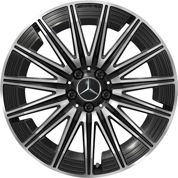 AMG Multispoke [236-20] Gloss Back with High Sheen Alloy Wheel Product Image #1
