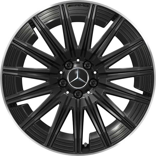 AMG Multispoke [236-20] Gloss Black with High Sheen Rim Edge Alloy Wheel Product Image #1