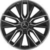AMG 5 Double Spoke [243-18] Gloss Back with High Sheen Wheel Img 1