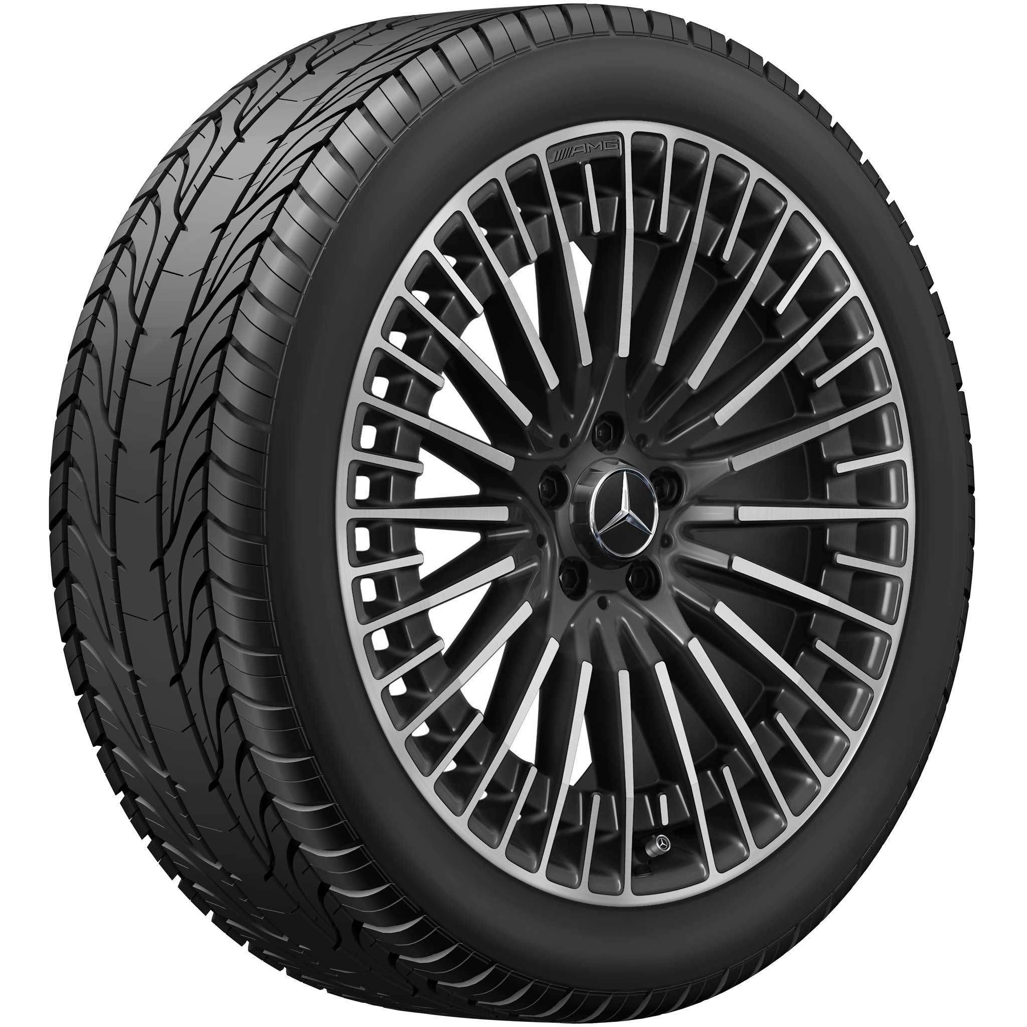 AMG Multispoke [243-20] Gloss Back with High Sheen Alloy Wheel Product Image #2
