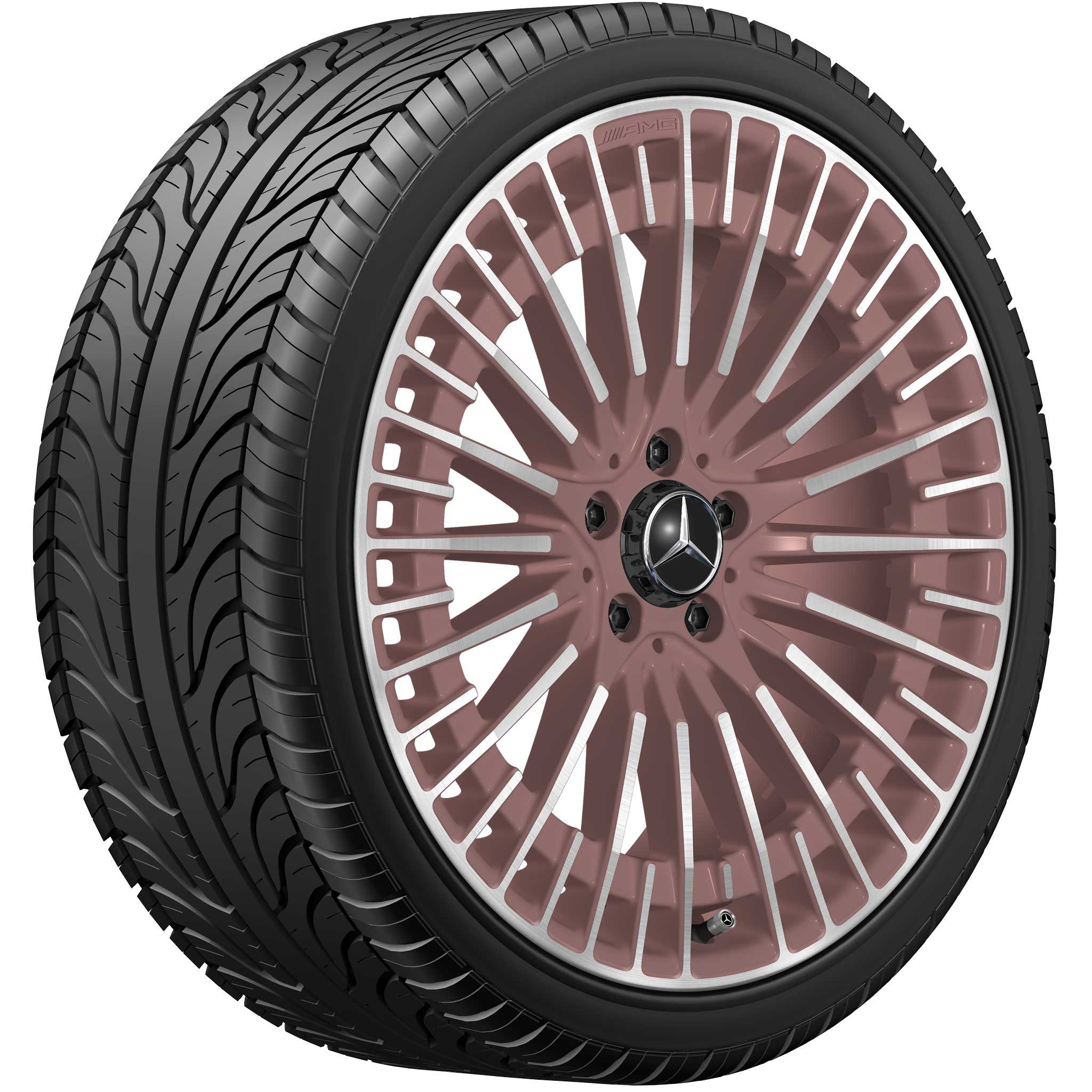 AMG Multispoke [243-20] Matt Copper with High Sheen Alloy Wheel Product Image #2