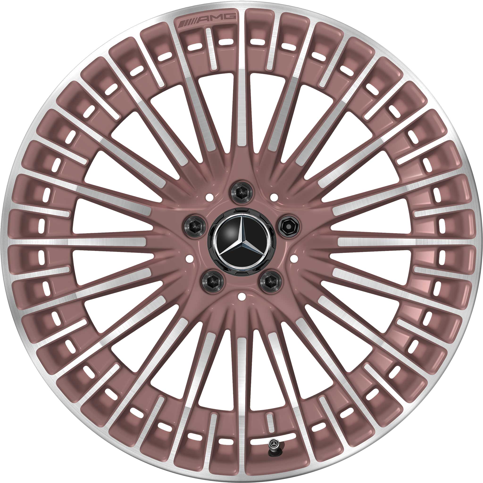 AMG Multispoke [243-20] Matt Copper with High Sheen Alloy Wheel Product Image #1
