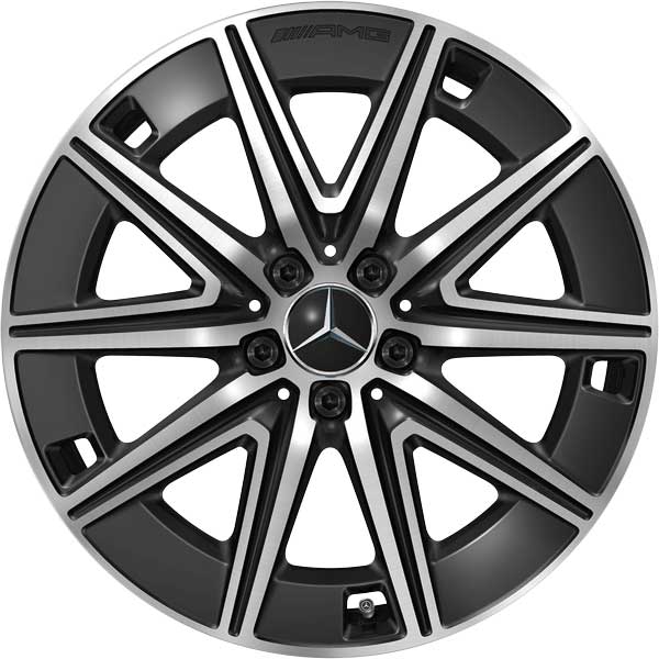 AMG Multispoke [243-19] Gloss Back with High Sheen Alloy Wheel Product Image #1