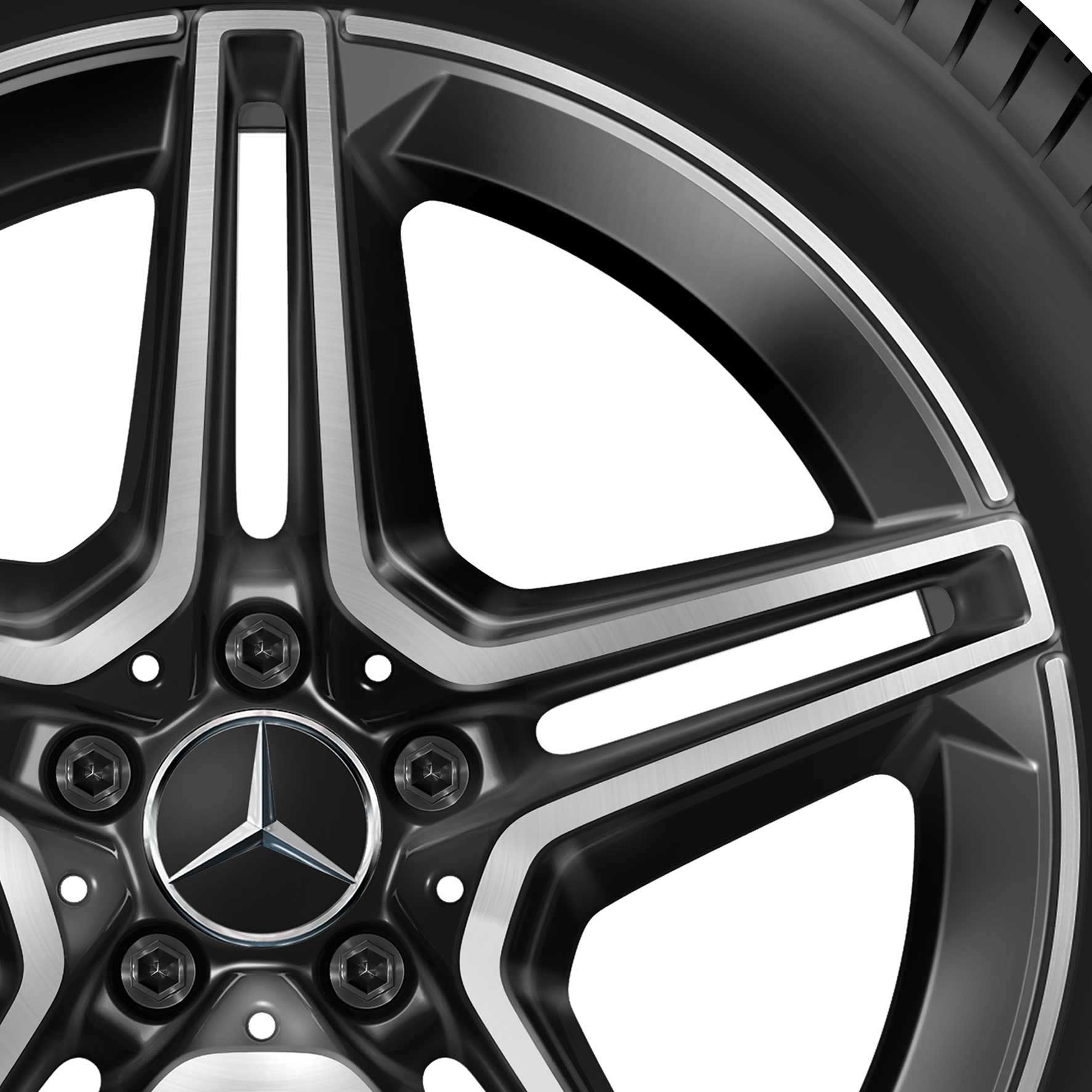 AMG 5 Double Spoke [247-19] Gloss Black with High Sheen Alloy Wheel Product Image #2