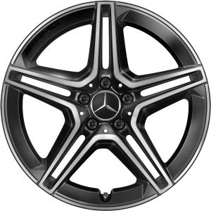 AMG 5 Double Spoke [247-19] Gloss Black with High Sheen Alloy Wheel - Sizes 19in