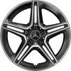 AMG 5 Double Spoke [247-19] Gloss Black with High Sheen Wheel Img 1