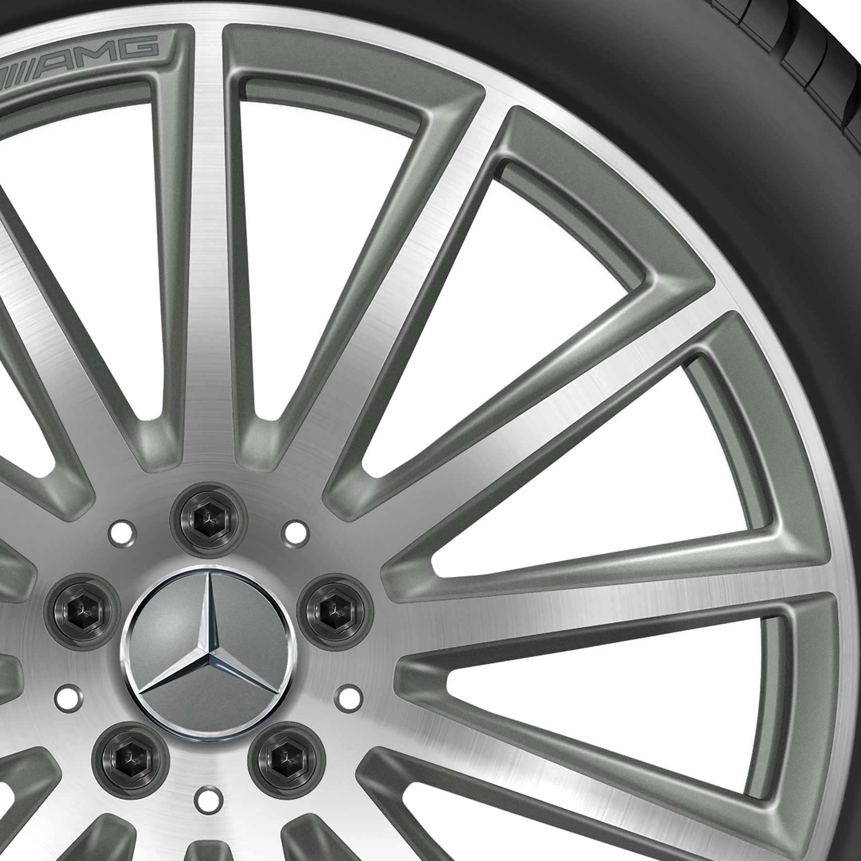 AMG Multispoke [247-20] Himalaya Grey with High Sheen Alloy Wheel Product Image #2