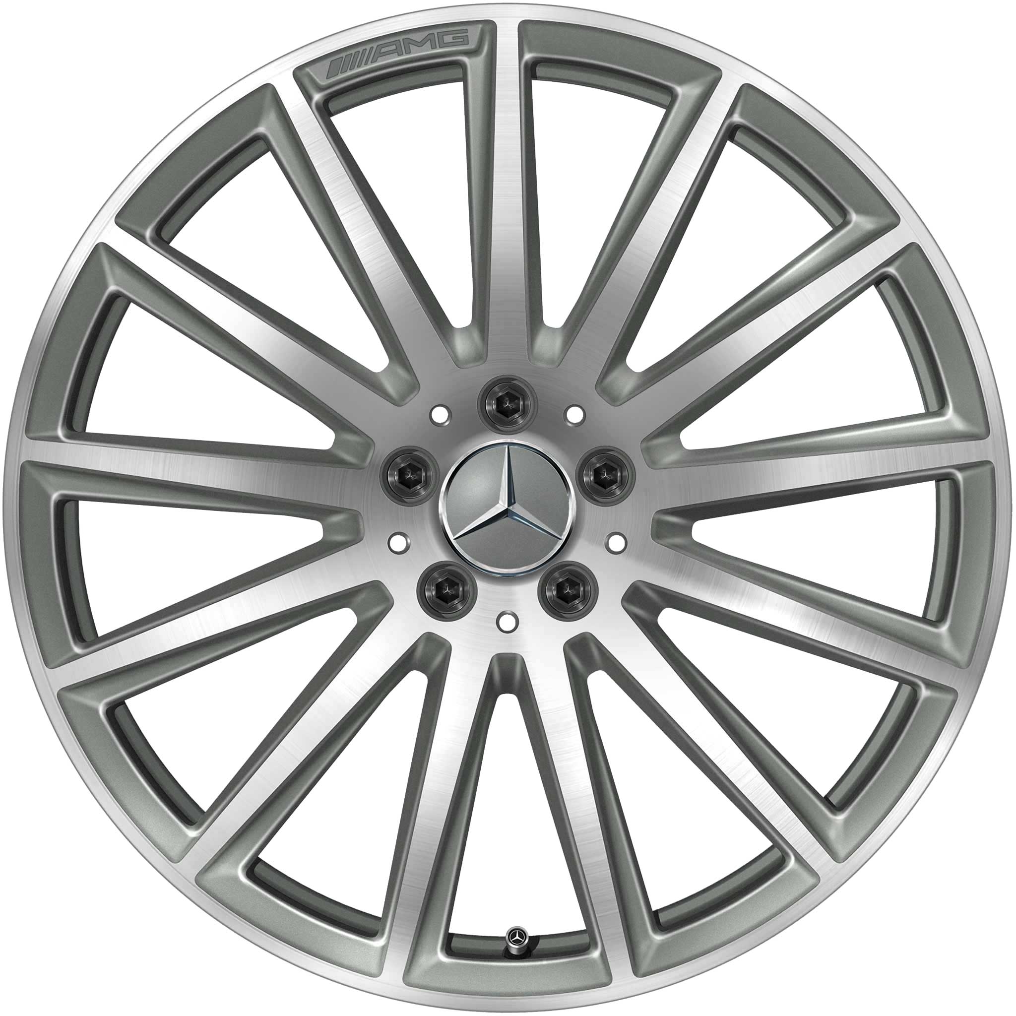 AMG Multispoke [247-20] Himalaya Grey with High Sheen Alloy Wheel Product Image #1