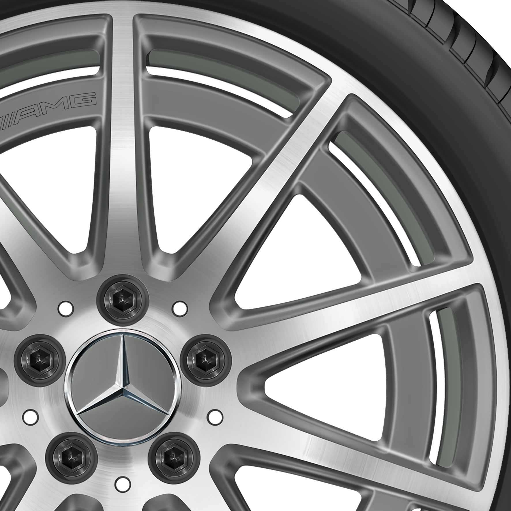 AMG 10 Spoke [247-19] Tantalite Grey with High Sheen Alloy Wheel Product Image #2