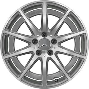 AMG 10 Spoke [247-19] Tantalite Grey with High Sheen Alloy Wheel - Sizes 19in