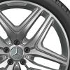 AMG 5 Twin Spoke [247-20] Himalaya Grey with High Sheen Wheel Img 2