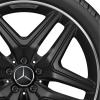 AMG 5 Twin Spoke [247-20] Matt Black with High Sheen Rim Edge Wheel Img 2