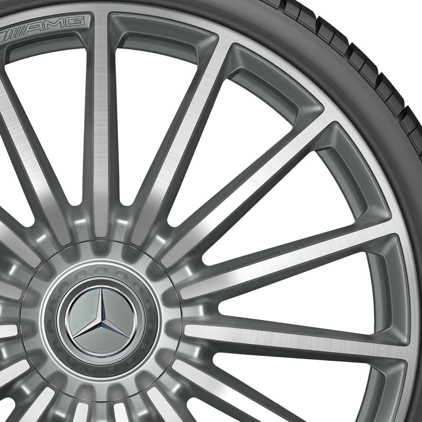 AMG Multispoke [247-21] Himalaya Grey with High Sheen Alloy Wheel Product Image #2